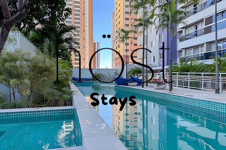 Duplex no Setor Bueno, Piscina, Academia e Vista